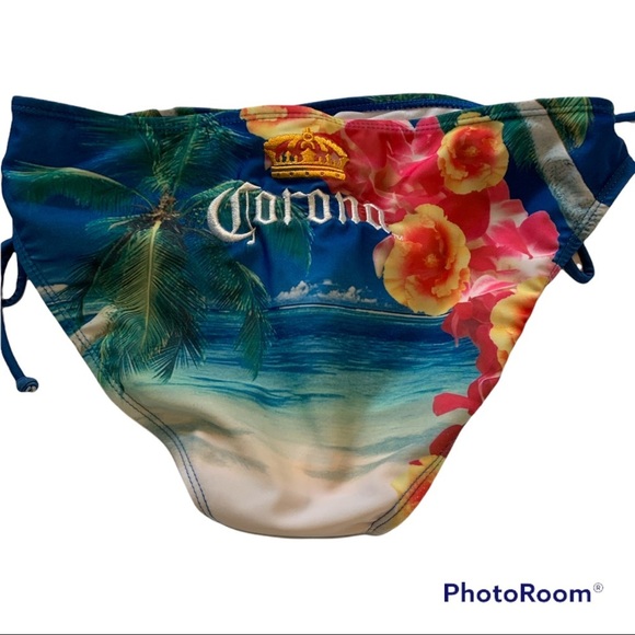 Corona Extra Bikini Bottom Hop Toes Size Medium - Picture 1 of 6